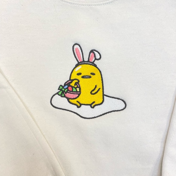 Lazy Easter Egg Embroidered Sweatshirt - Picture 2 of 4
